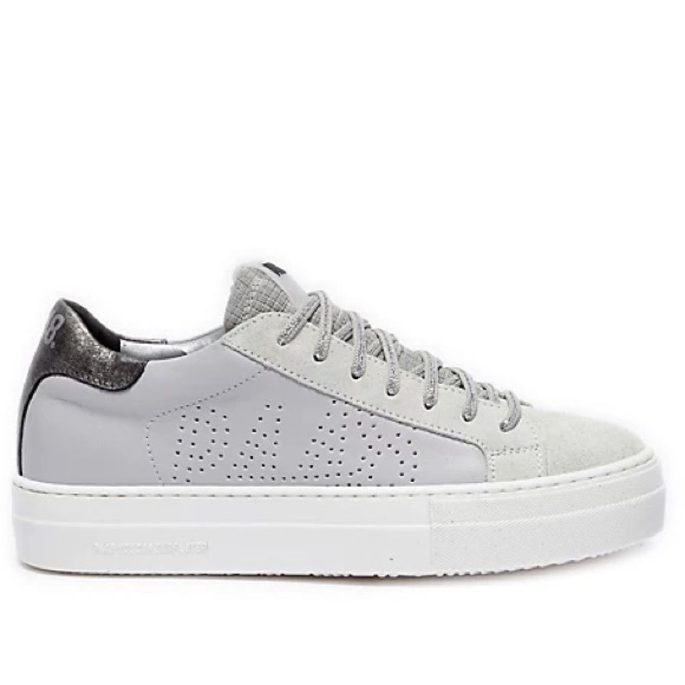 P448 Thea Low Top Leather Lace-Up Platform Sneakers Size EU 40 US 9.5 - Picture 11 of 11